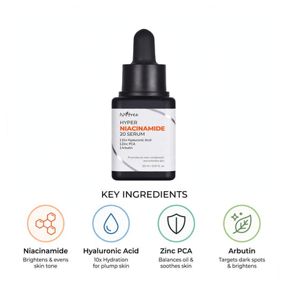 Isntree Niacinamide Hyper 20% Serum 20ml