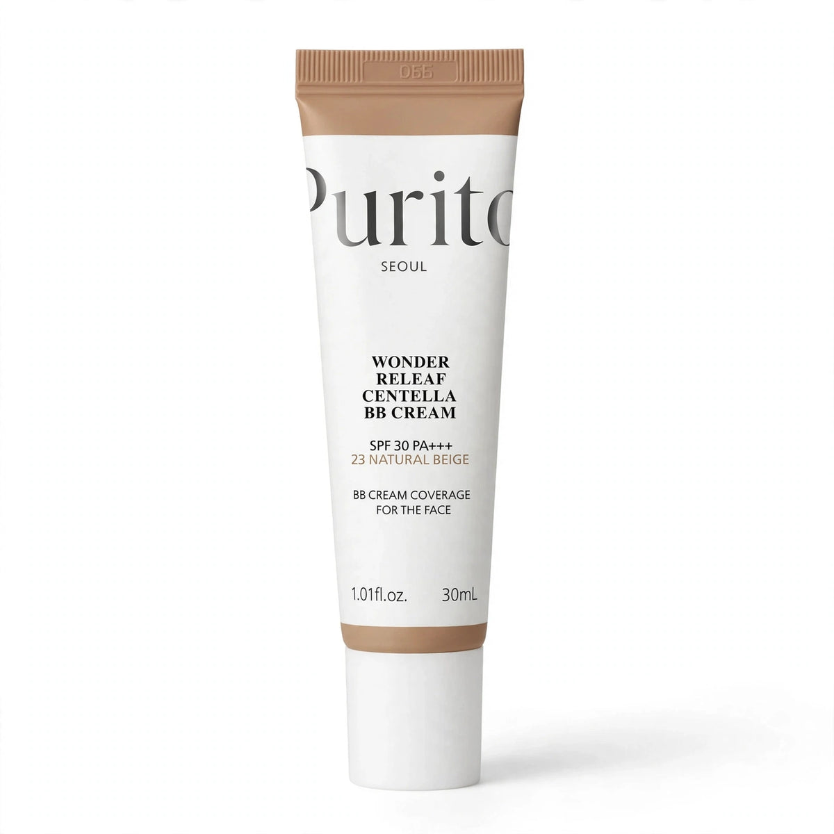 PURITO WONDER RELEAF CENTELLA SPF 30 PA +++ 23 NATURAL BEIGE BB CREAM COVERAGE FOR THE FACE 30 ML