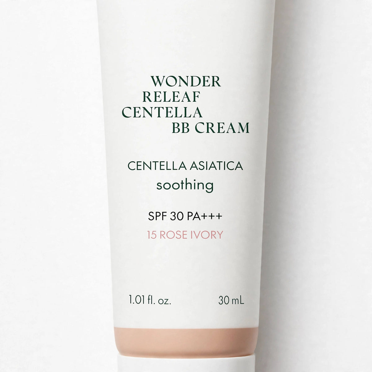 PURITO WONDER RELEAF CENTELLA SPF 30 PA +++ 15 ROSE IVORY  BB CREAM COVERAGE FOR THE FACE 30 ML