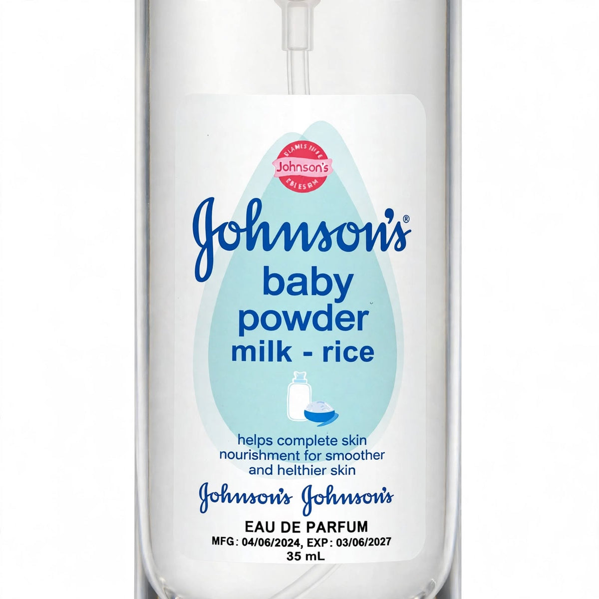 Johnson’s Baby Milk & Rice Eau de Parfum 35ml