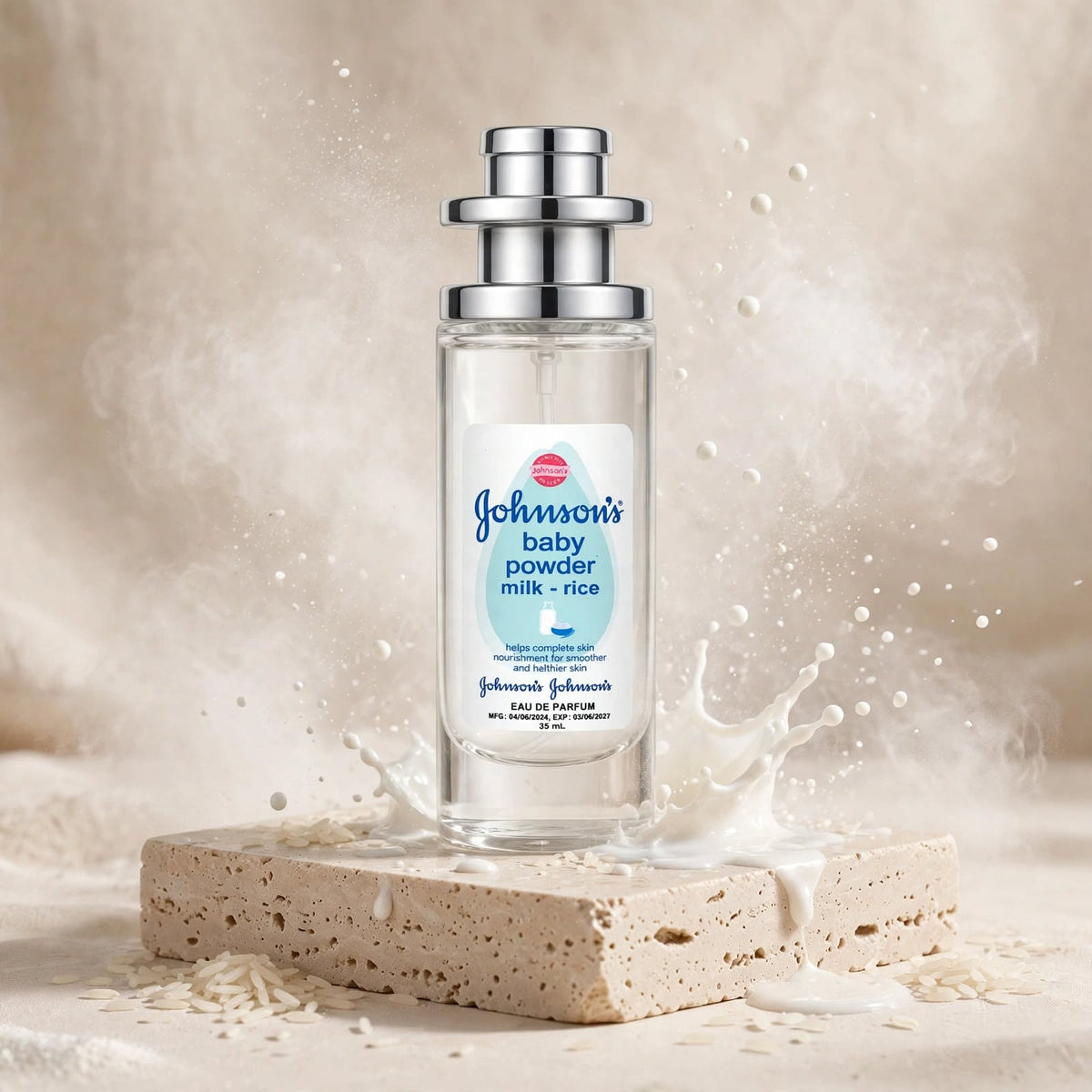 Johnson’s Baby Milk & Rice Perfume Bottle 35ml