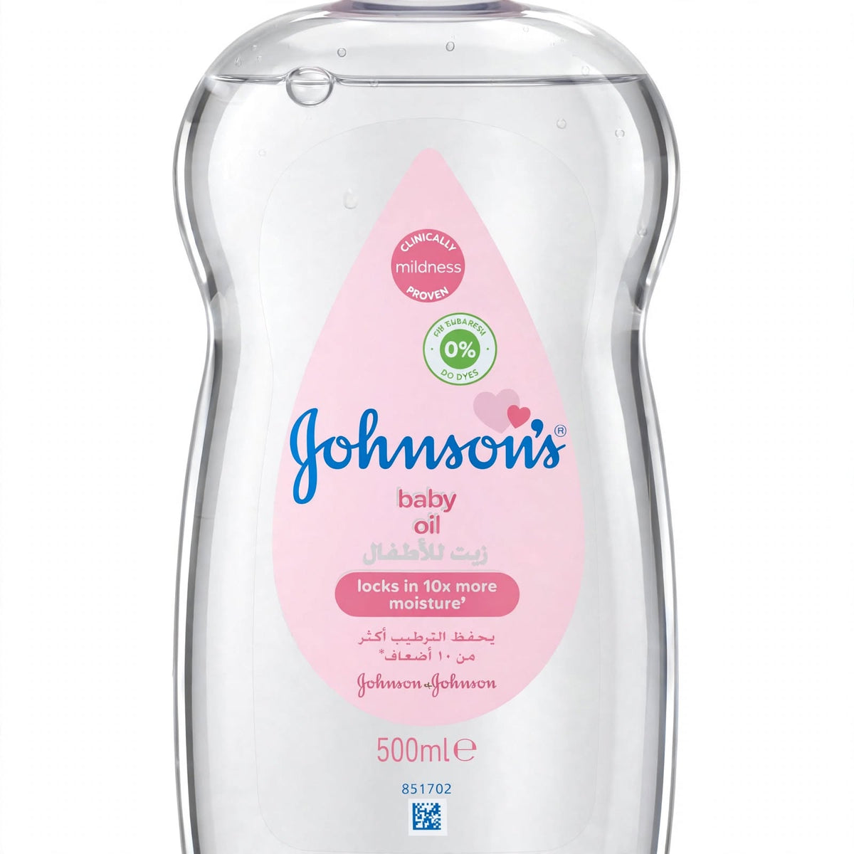 Johnson’s Baby Oil 10x More Moisture 500ml
