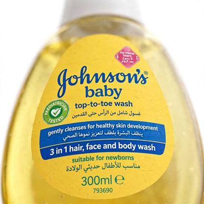 Johnson’s Baby 3-in-1 Hair Face and Body Wash 300ml