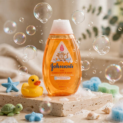 Johnson’s Kids Bubble Bath & Body Wash 300ml