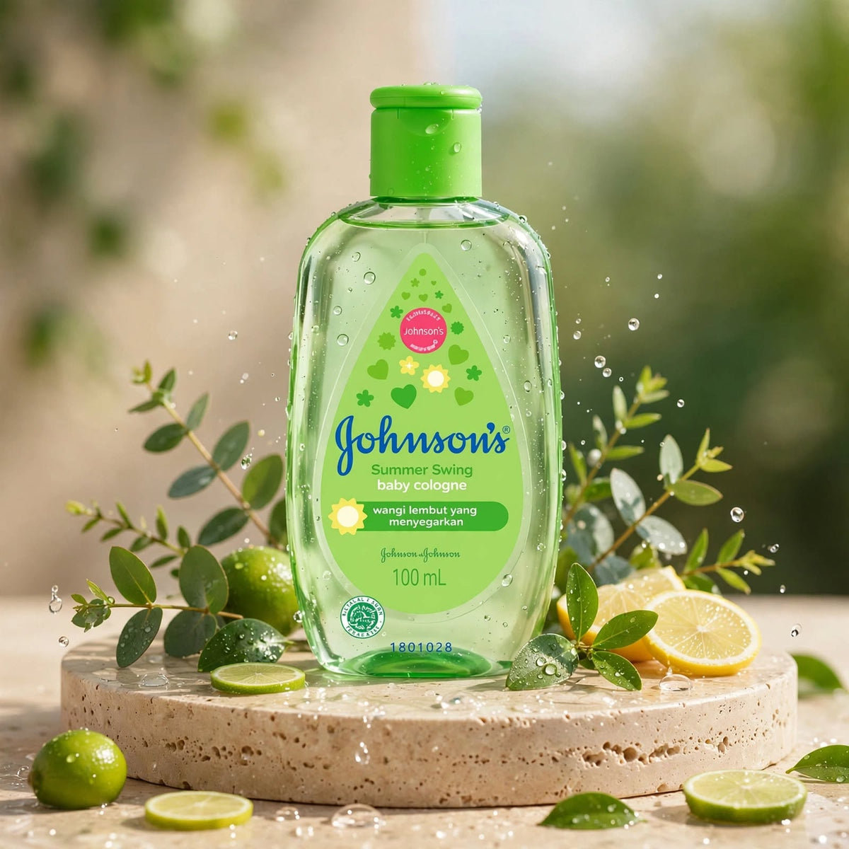 Johnson’s Summer Swings Baby Cologne Bottle 100ml
