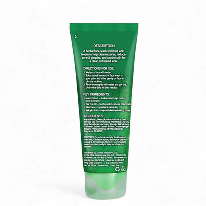 Jovees Neem Facial Cleanser for Acne-Prone Skin 120ml