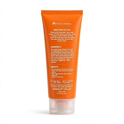 Jovees Herbal Papaya Face Wash Bottle 120ml