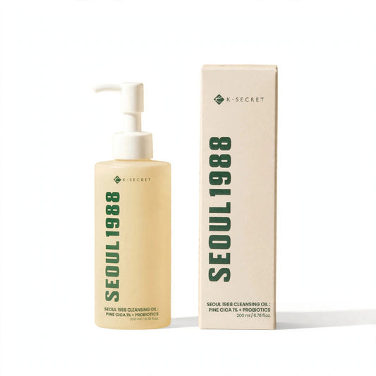 K-SECRET Seoul 1988 Pine Cica 1% + Probiotics Cleansing Oil 200ml