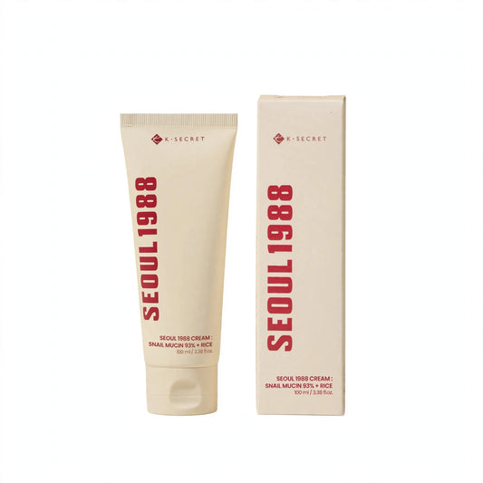 K-SECRET Seoul 1988 Cream Snail Mucin 93% Rice 100ml