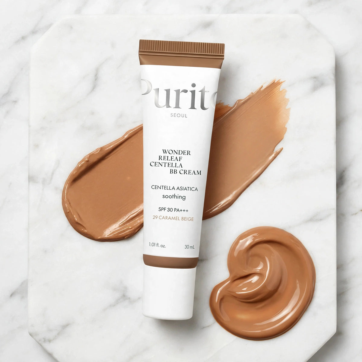 PURITO WONDER RELEAF CENTELLA SPF 30 PA +++ 29 CARAMEL  BEIGE CENTELA ASIATICA SOOTHING  30 ML