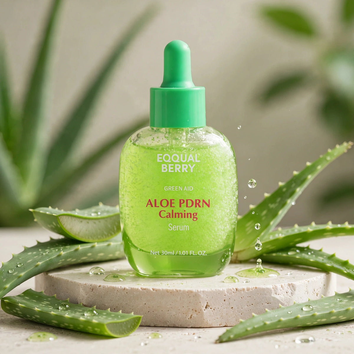 EQQUAL BERRY GREEN AID ALONE PDRN CALMING SERUM ALONE PDRN ARTEMISIA CERAMIDE 30 ML