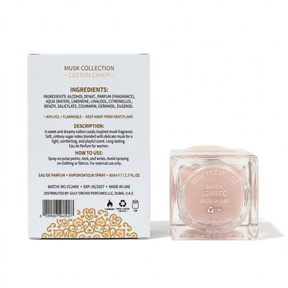 Musk Collection Cotton Candy Eau de Parfum Vaporisateur 60ml