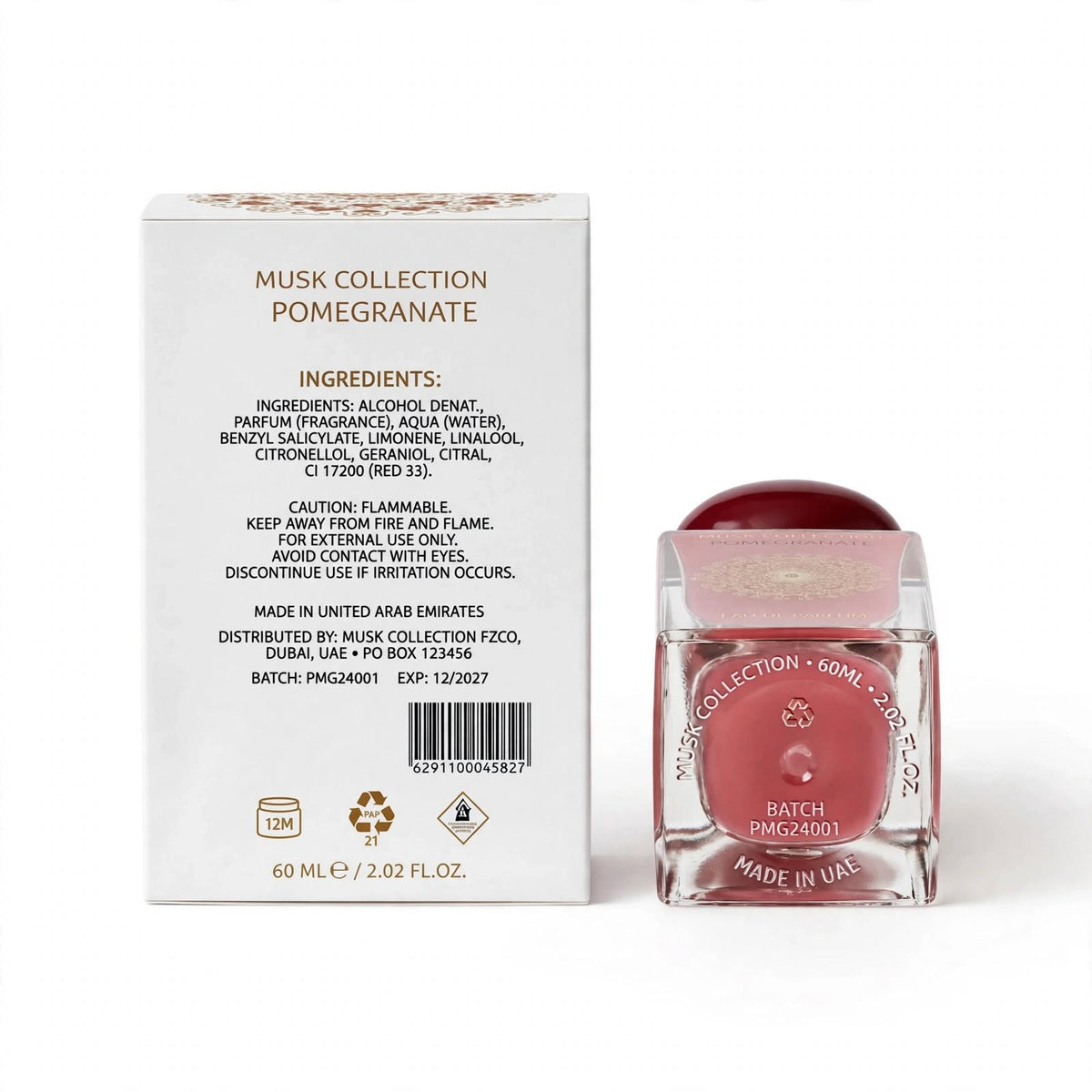 Musk Collection Pomegranate Eau de Parfum Vaporisateur 60ml