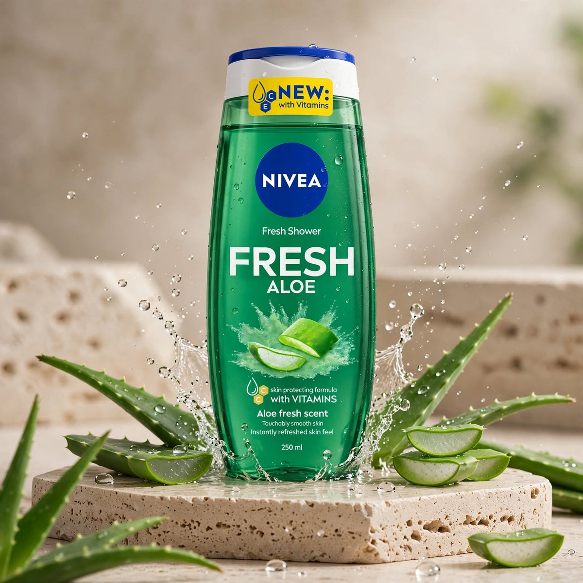 NIVEA Fresh Aloe Vera Body Wash 250ml