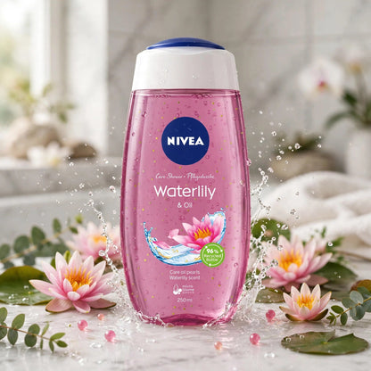 NIVEA Waterlily and Oil Fresh Shower Body Wash 250ml