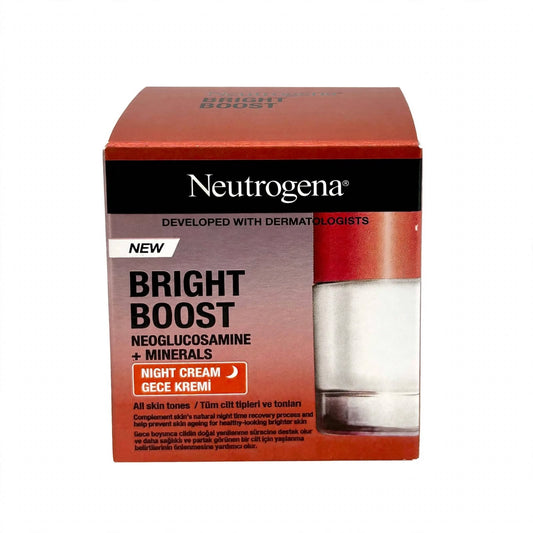 Neutrogena Bright Boost Night Cream Neoglucosamine Minerals 50ml