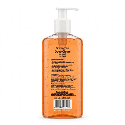 Neutrogena Deep Clean Oil-Free Face Wash 200ml