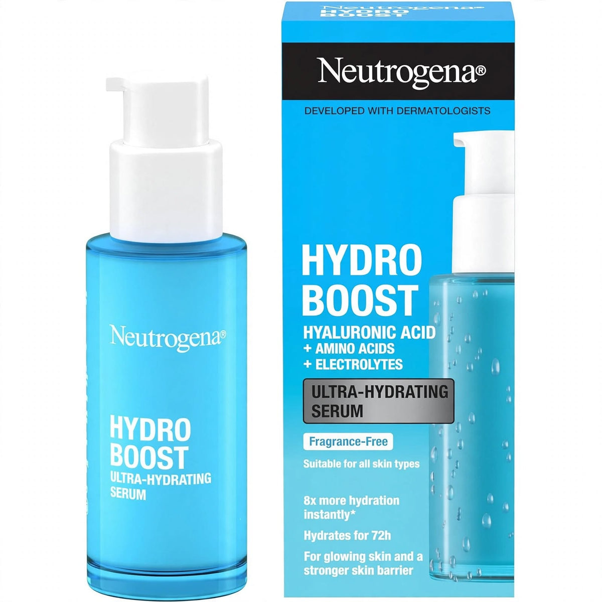 Neutrogena Hydro Boost Fragrance-Free Ultra Hydrating Serum 30ml