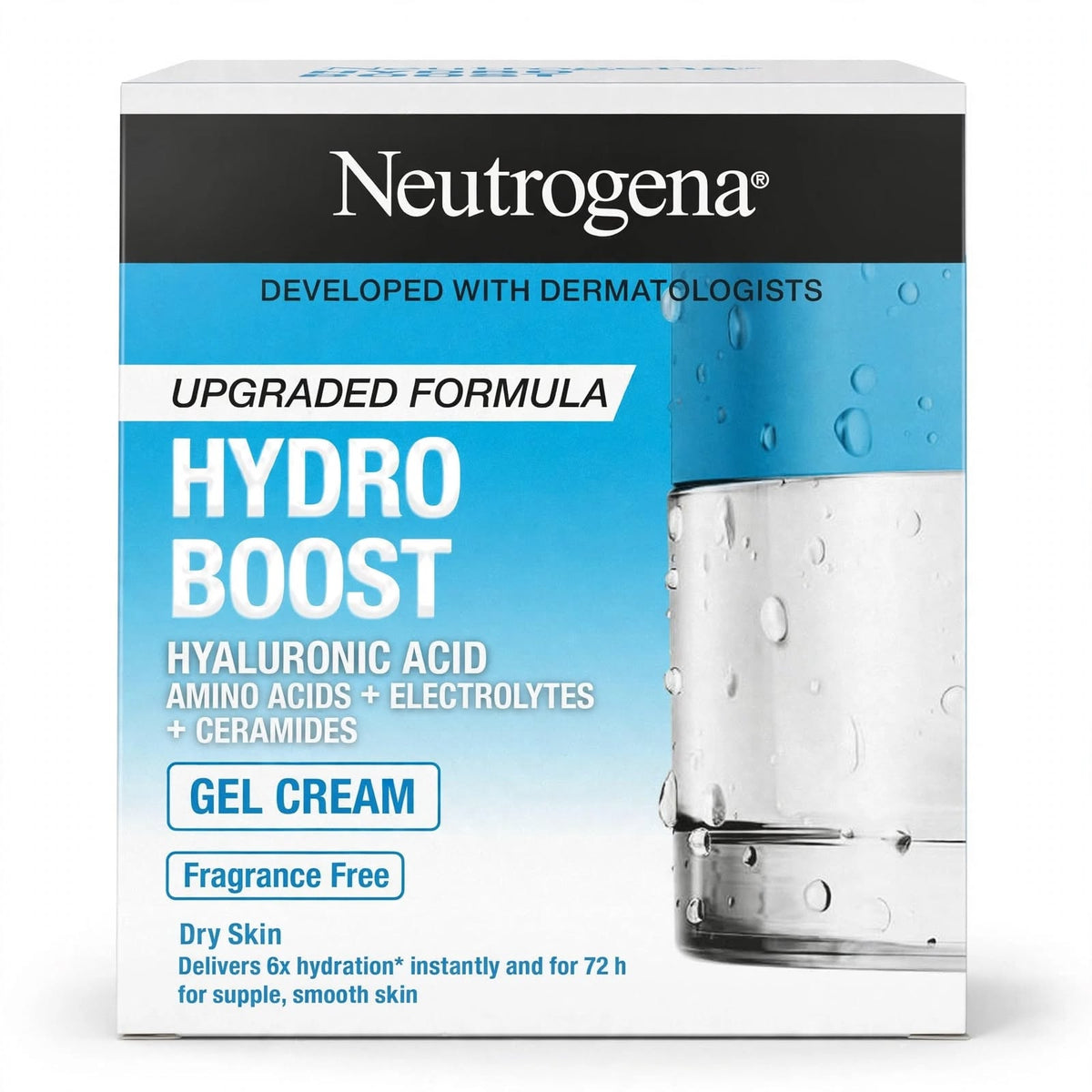 Neutrogena Hydro Boost Gel Cream Hyaluronic Acid Amino Acids Electrolytes 50ml