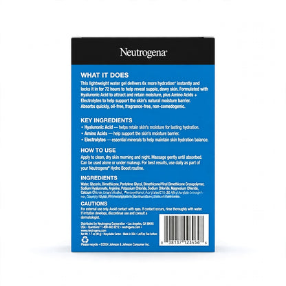 Neutrogena Hydro Boost Water Gel with Hyaluronic Acid 50ml