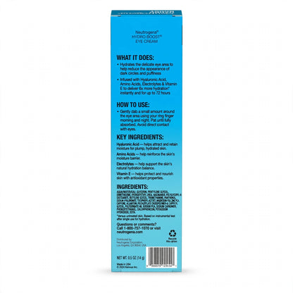 Neutrogena Hydro Boost Eye Cream with Amino Acids Vitamin E 15ml
