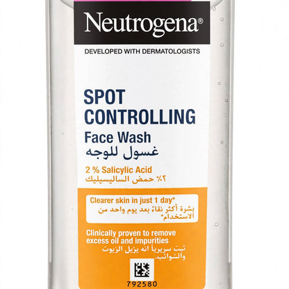 Neutrogena Spot Controlling Facial Cleanser 2% Salicylic Acid 200ml