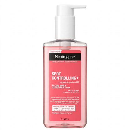Neutrogena Spot Controlling+ Facial Wash Salicylic Acid 4% AHA PHA 200ml