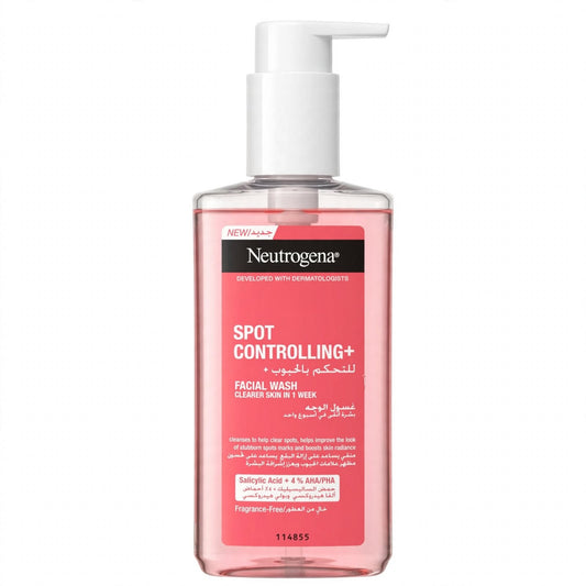 Neutrogena Spot Controlling+ Facial Wash Salicylic Acid 4% AHA PHA 200ml