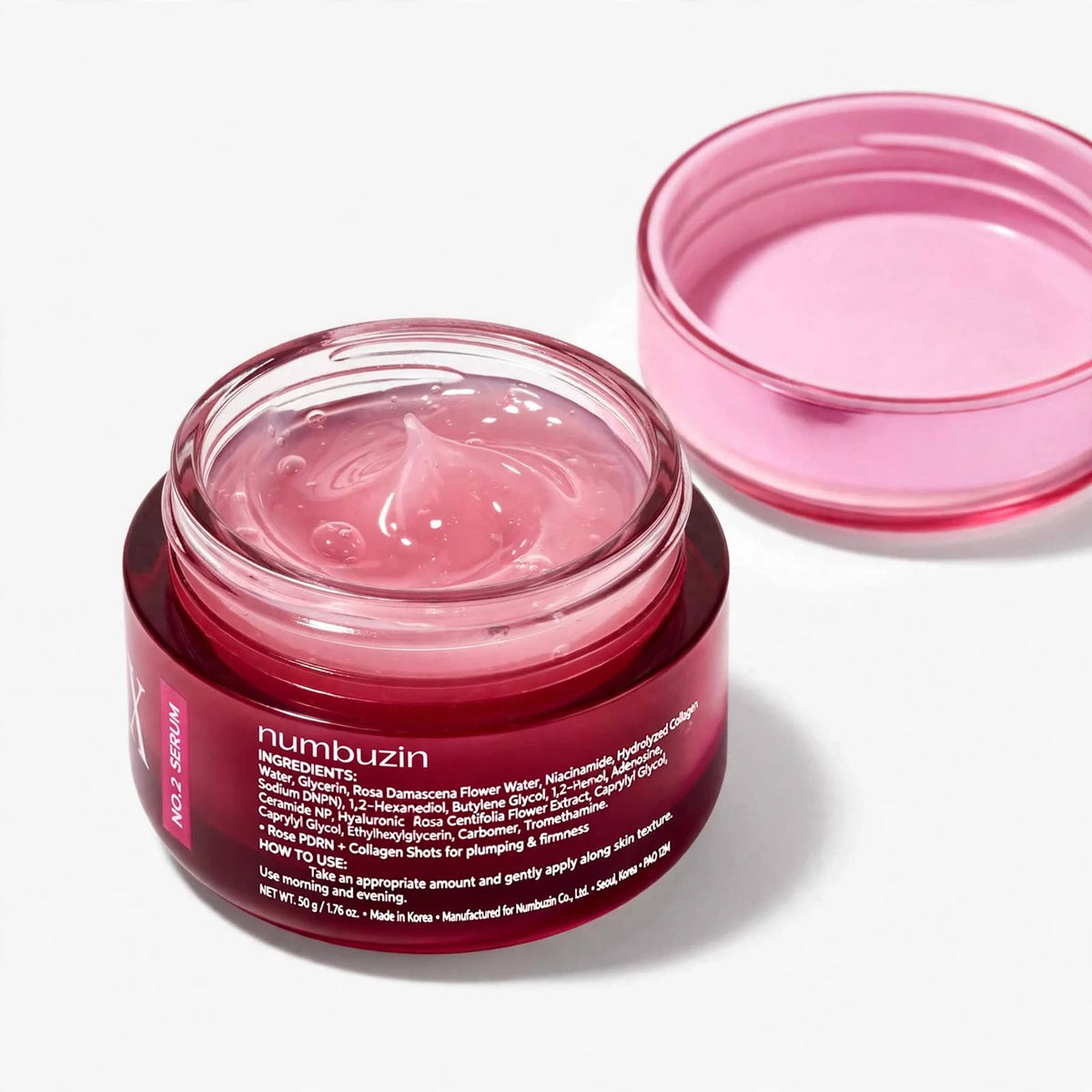 Numbuzin Rose PDRN Collagen Shots Serum 30ml