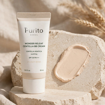 PURITO WONDER RELEAF CENTELLA SPF 30 PA +++ 21 LIGHT BEIGE CENTELA ASIATICA SOOTHING  30 ML