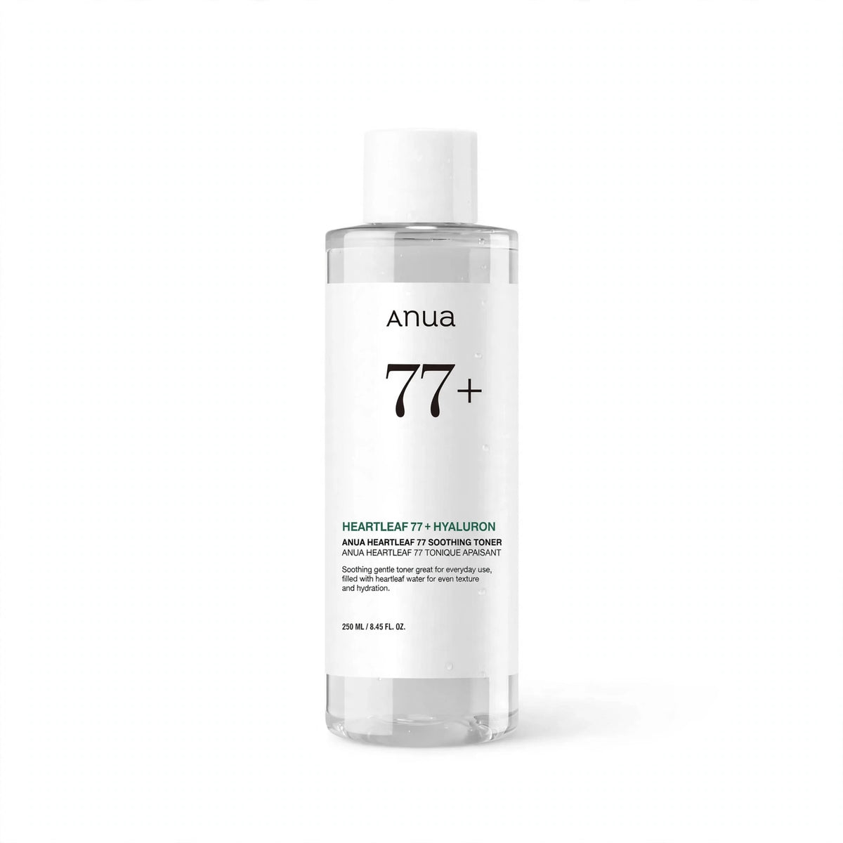 ANUA HEARTLEAF 77+ SOOTHING TONER ANUA HEARTLEAF 77+TONIQUE APAISANT 250 ML