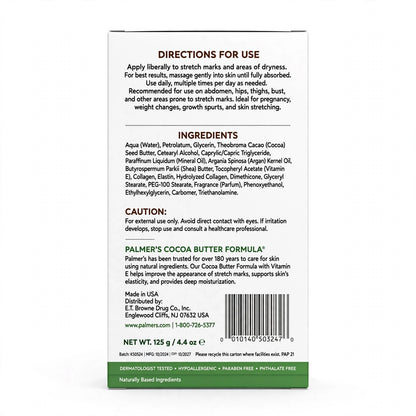 Palmer’s Cocoa Butter Formula with Vitamin E Stretch Marks Cream 125g