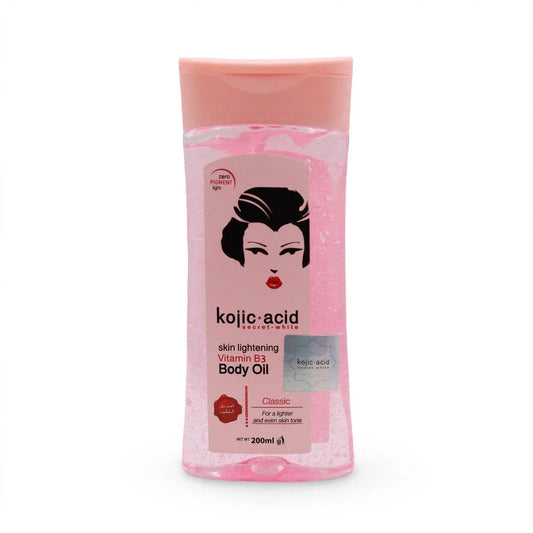 kojic acid skin lightening vita b3 body oil 200 ml