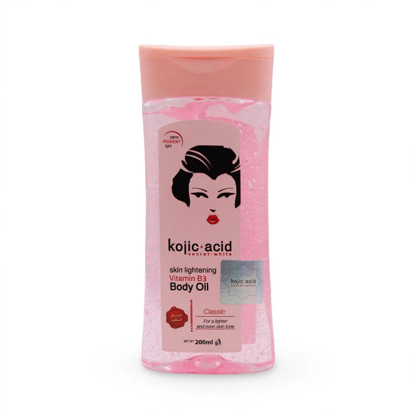 kojic acid skin lightening vita b3 body oil 200 ml