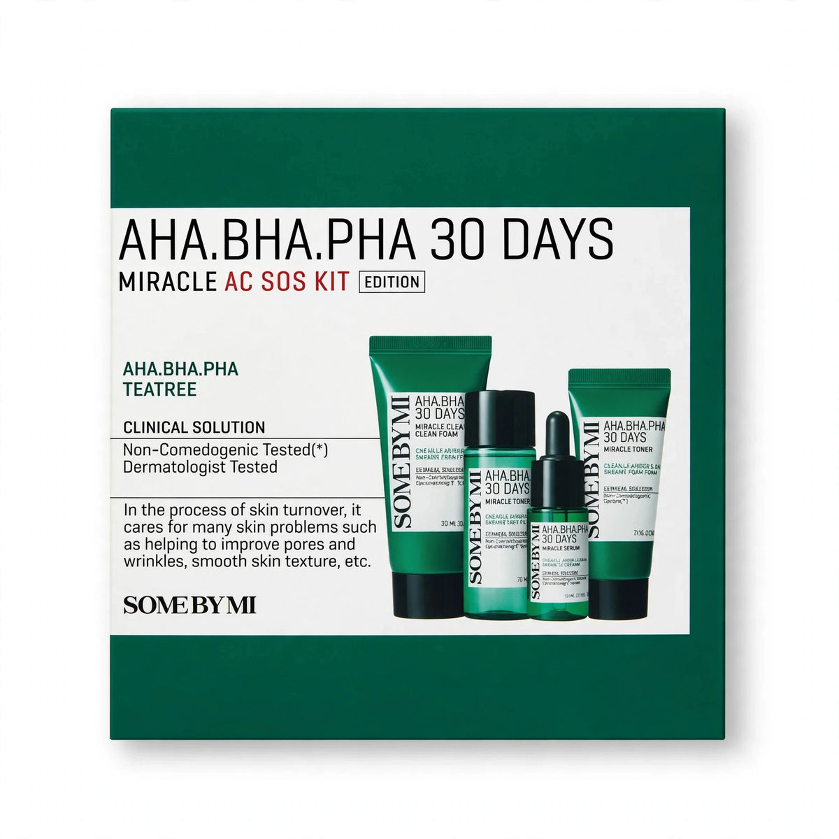 SOME BY MI AHA BHA PHA 30 Days Miracle AC SOS Kit 4pcs