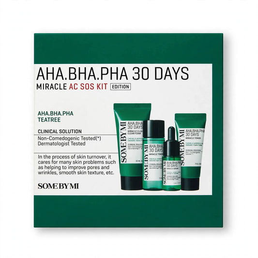 SOME BY MI AHA BHA PHA 30 Days Miracle AC SOS Kit 4pcs