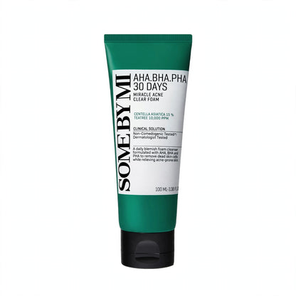 SOME BY MI AHA BHA PHA 30 Days Miracle Acne Clear Foam