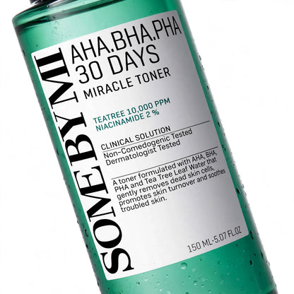 SOME BY MI Miracle Exfoliating Facial Toner AHA BHA PHA 150ml