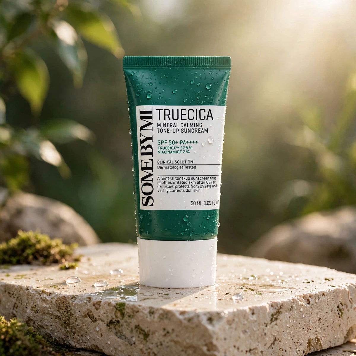 SOME BY MI Truecica Mineral Calming SPF 50+ Tone-Up Suncream 50ml