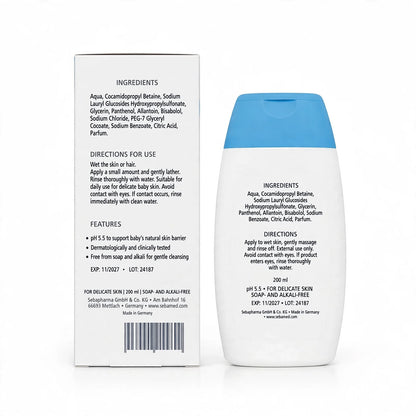 Sebamed Baby Delicate Skin Wash with Allantoin 200ml