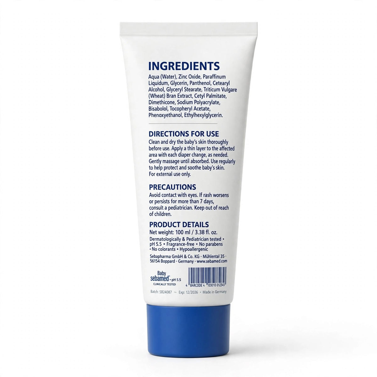 Sebamed Baby Diaper Rash Cream 100ml by Sebamed