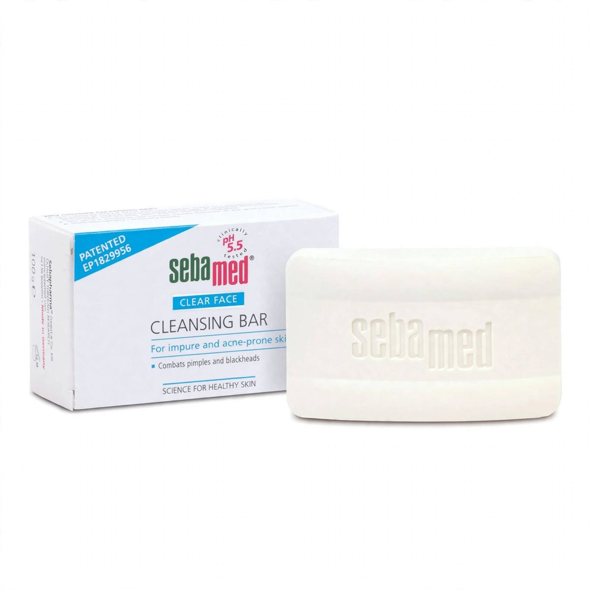 Sebamed Clear Face Cleansing Bar for Acne-Prone Skin pH 5.5 100g