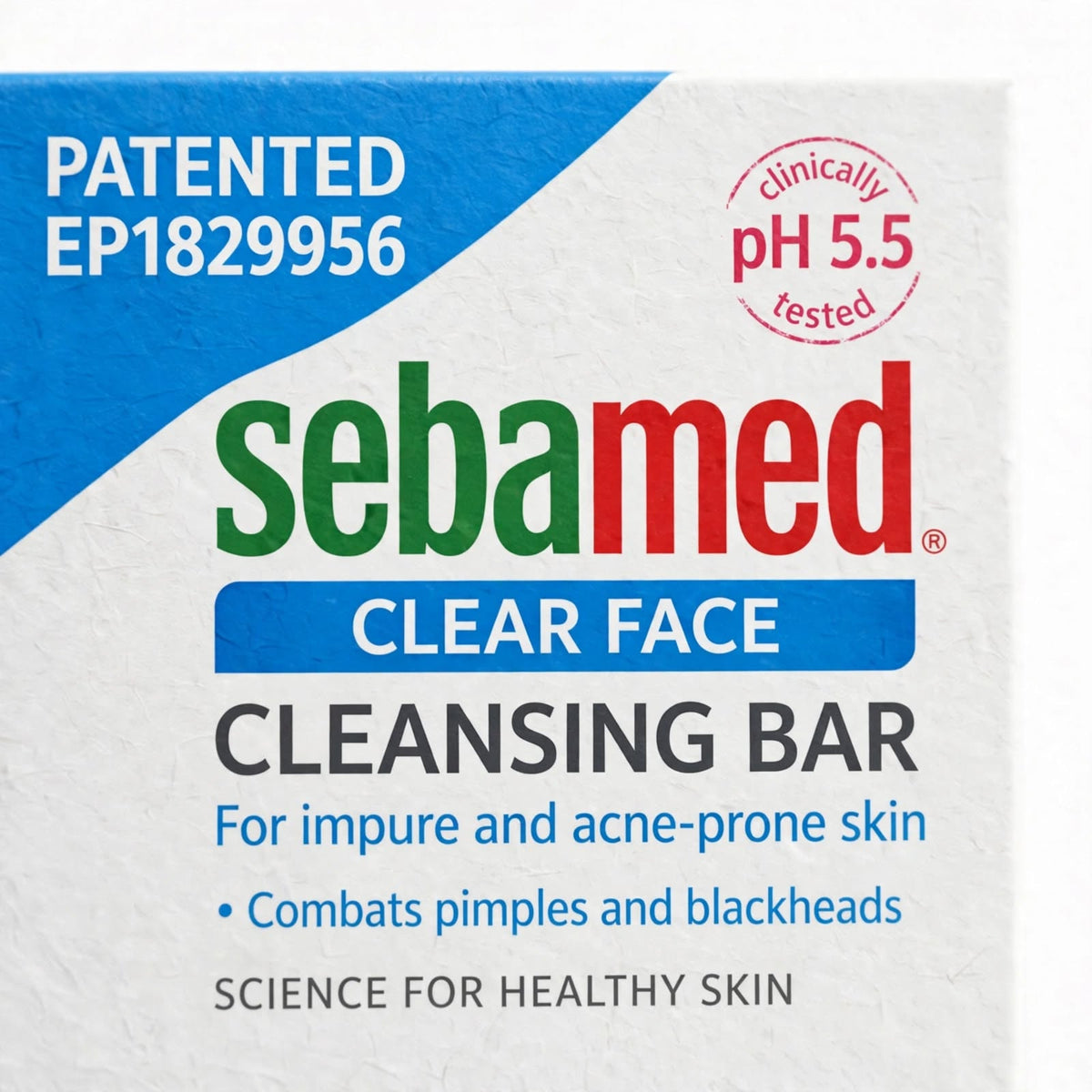 Sebamed Clear Face Cleansing Bar for Pimples and Blackheads 100g