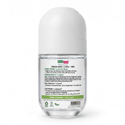 Sebamed Sensitive Skin Lime Deo Roll-On 50ml