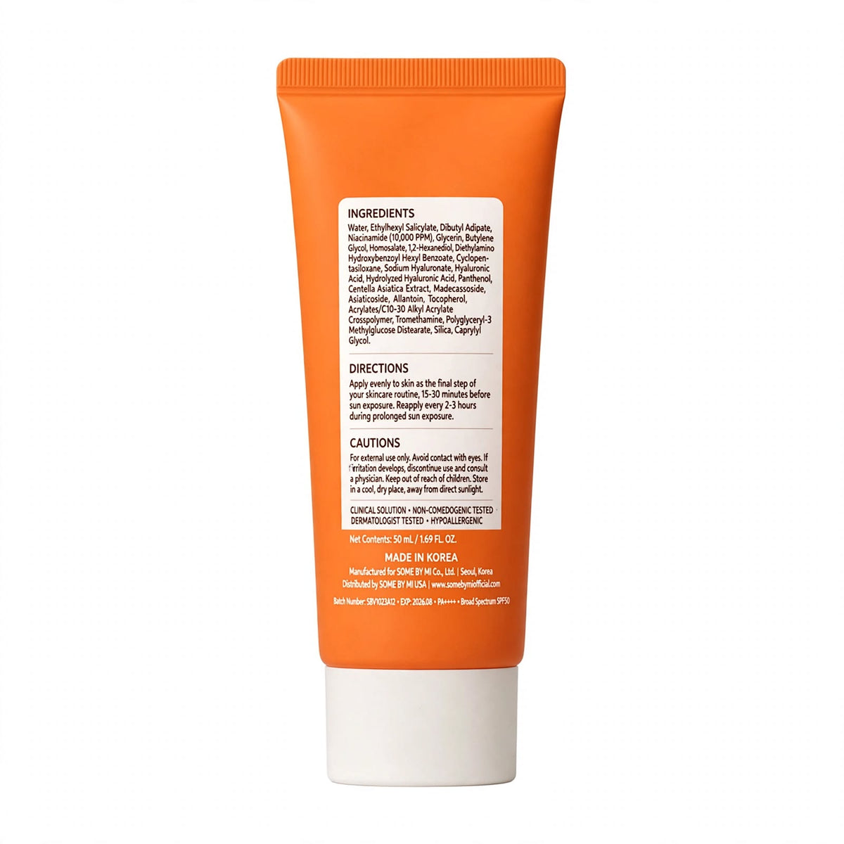 Some By Mi V10 Hyal Air Fit SPF 50 Sunscreen 50ml