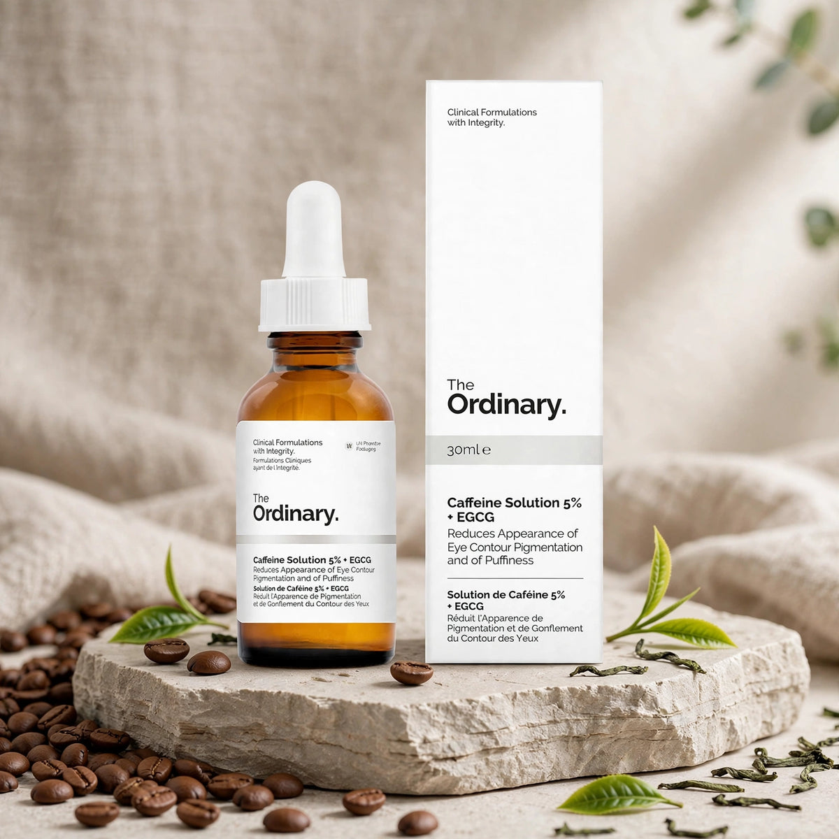 The Ordinary Caffeine Solution 5% + EGCG Facial Eye Serum 30ml
