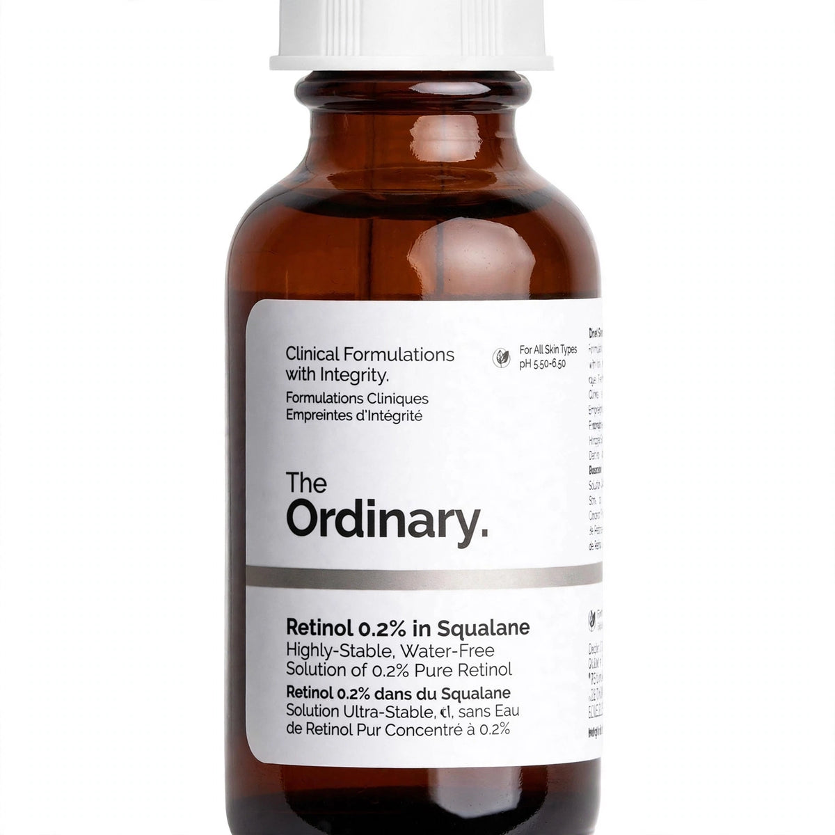 The Ordinary Retinol 0.2% Squalane Facial Serum 30ml
