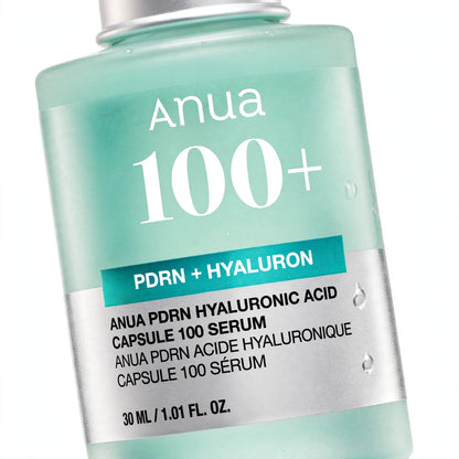 ANUA 100  ANUA PDRN HYALURONIC ACID CAPSULE 100 SERUM 30 ML