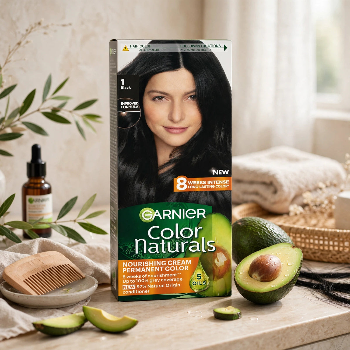 Garnier Natural Hair Color Black 1