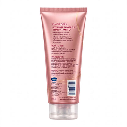Vaseline Gluta-Hya Serum Burst Lotion for Bright Glowing Skin 330ml